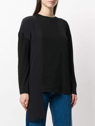 Stella McCartney asymmetric panelled sweater
