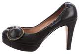 Thumbnail for your product : See by Chloe Leather Zip-Accented Pumps