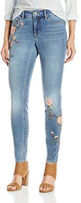 Miraclebody Jeans Miracle Body Women's Faith-Skinny Leg Jean With Embroidery
