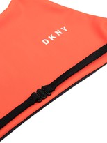 Thumbnail for your product : DKNY Logo Print Halterneck Bikini