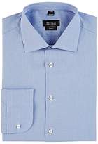 Thumbnail for your product : Barneys New York Men's Micro-check Trim Fit Dress Shirt