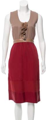 Schumacher Colorblock Midi Dress