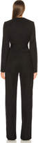Thumbnail for your product : Calvin Klein Belted Jumpsuit in Black & Dark Navy | FWRD