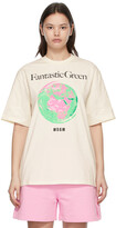 Thumbnail for your product : MSGM Off-White 'Fantastic Green' T-Shirt