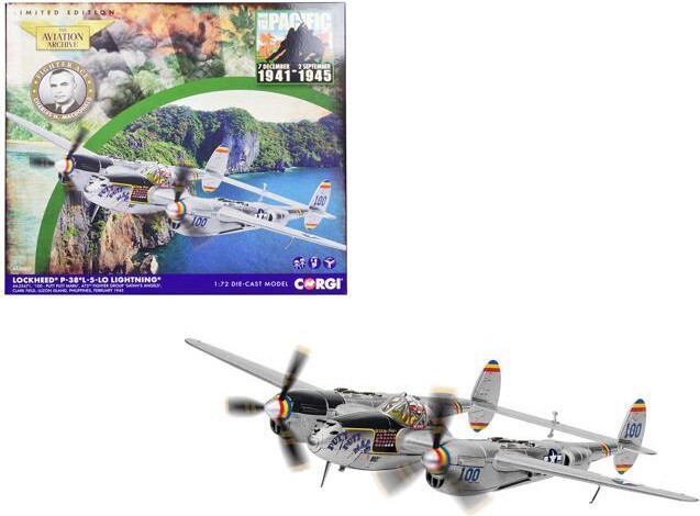 Corgi Lockheed P-38 L-5-LO Lightning Fighter Aircraft ''Philippines' (1945) USAF 'The Aviation Archive' 1/72 Diecast Model