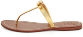 Thumbnail for your product : Tory Burch Leighanne Bow Thong Sandal, Gold
