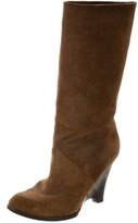 Thumbnail for your product : Marni Suede Mid-Calf Wedge Boots