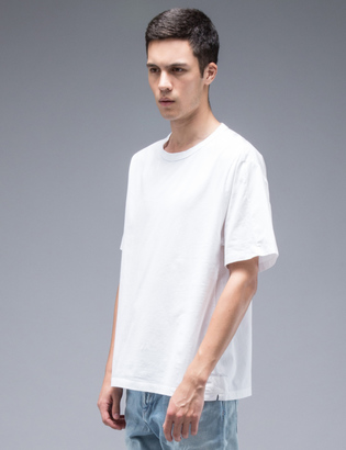 Marni Classic S/S T-Shirt With Woven Back Panel