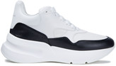 Thumbnail for your product : Alexander McQueen Runner Leather-trimmed Stretch-knit Sneakers
