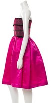 Thumbnail for your product : Christopher Kane Strapless Silk Dress w/ Tags