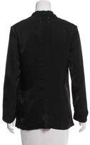 Thumbnail for your product : Giada Forte Satin Structured Blazer w/ Tags