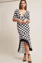 Thumbnail for your product : Forever 21 Polka-Dot High-Low Dress