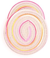 Thumbnail for your product : Maison Michel ABBY TIE-DYE WOVEN BERET S Pink,Orange,Yellow