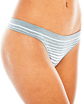 Thumbnail for your product : JCPenney Flirtitude Seamless Thong