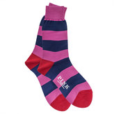 Thumbnail for your product : Thomas Pink Rugby Stripe Socks