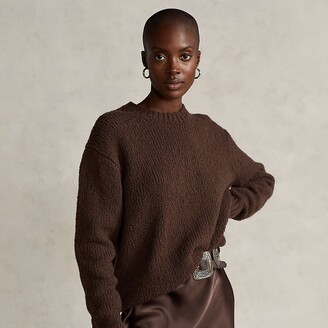Ralph Lauren Wool Bouclé Crewneck Sweater - ShopStyle