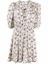 Ganni Mini White Dress | Shop the world’s largest collection of fashion ...