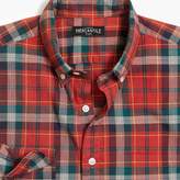 Thumbnail for your product : Mercantile Classic flex heather washed shirt in plaid