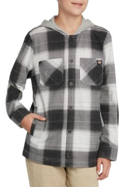 flannel hoodie boys