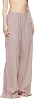 Thumbnail for your product : Ludovic de Saint Sernin Pink Cotton Trousers