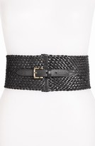 Thumbnail for your product : MICHAEL Michael Kors Wide Braided Leather Belt