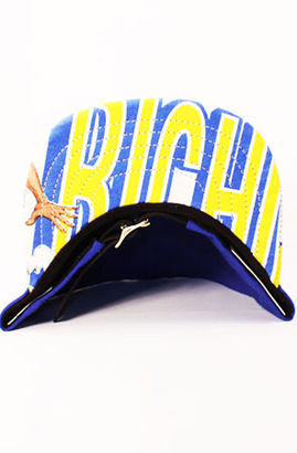 Richmond 123STRAPBACKS Golden State Warriors Mitch Caricature Strapback Hat