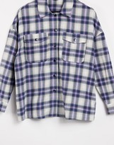 Thumbnail for your product : Pimkie checked shirt in purple