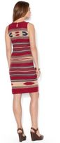 Thumbnail for your product : Lauren Ralph Lauren Intarsia Knit Sleeveless Dress