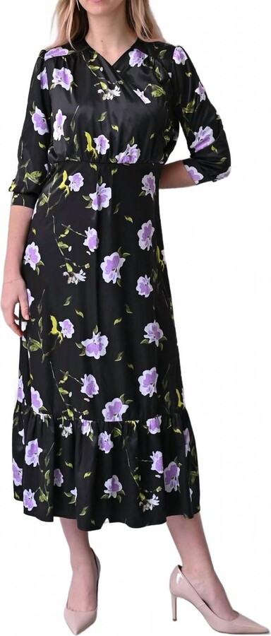 PERO New York Nova Dress In Lavender Floral