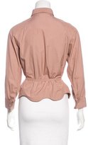Thumbnail for your product : Alaia Long Sleeve Button-Up Top