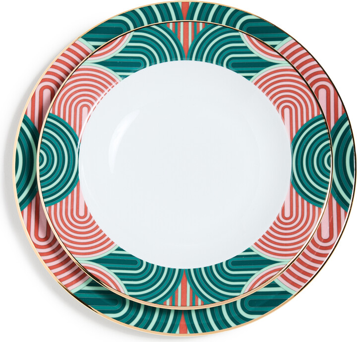 La Double J Soup and Dinner Plates Set