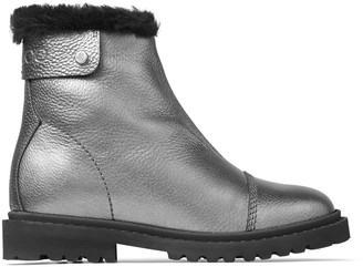 jimmy choo silver boots