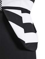 Thumbnail for your product : Antonio Berardi Striped Stretch Crepe Cady Dress