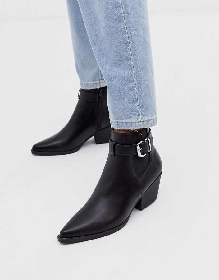 new look black chelsea boots
