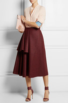 Thumbnail for your product : Roksanda Ilincic Avison draped wool-blend felt skirt