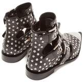 Thumbnail for your product : Alexander McQueen Studded Leather Boots - Womens - Black Silver