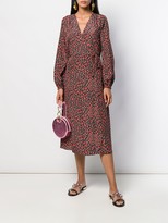 Thumbnail for your product : La DoubleJ Leopard Print Wrap Dress