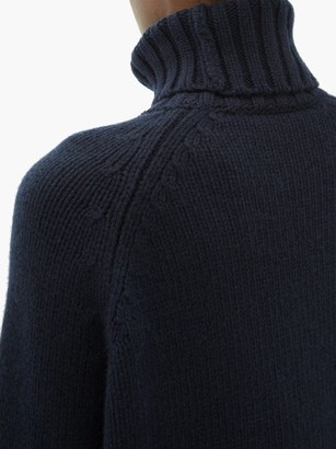 Johnstons of Elgin Johnston's Of Elgin - Sophie Roll-neck Cashmere Sweater - Navy
