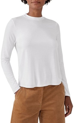 eileen fisher white tops
