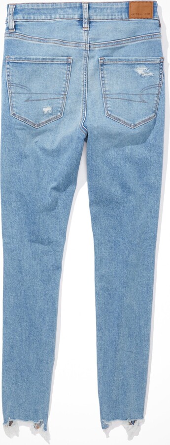 American Eagle Outfitters AE Next Level Ripped Super High-Waisted Jegging