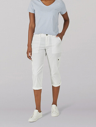 Lee Ultra Lux Flex-To-Go Relaxed Cargo Capri - ShopStyle Cropped Pants