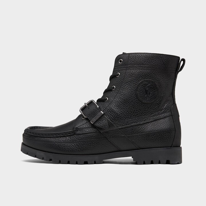 black polo boots