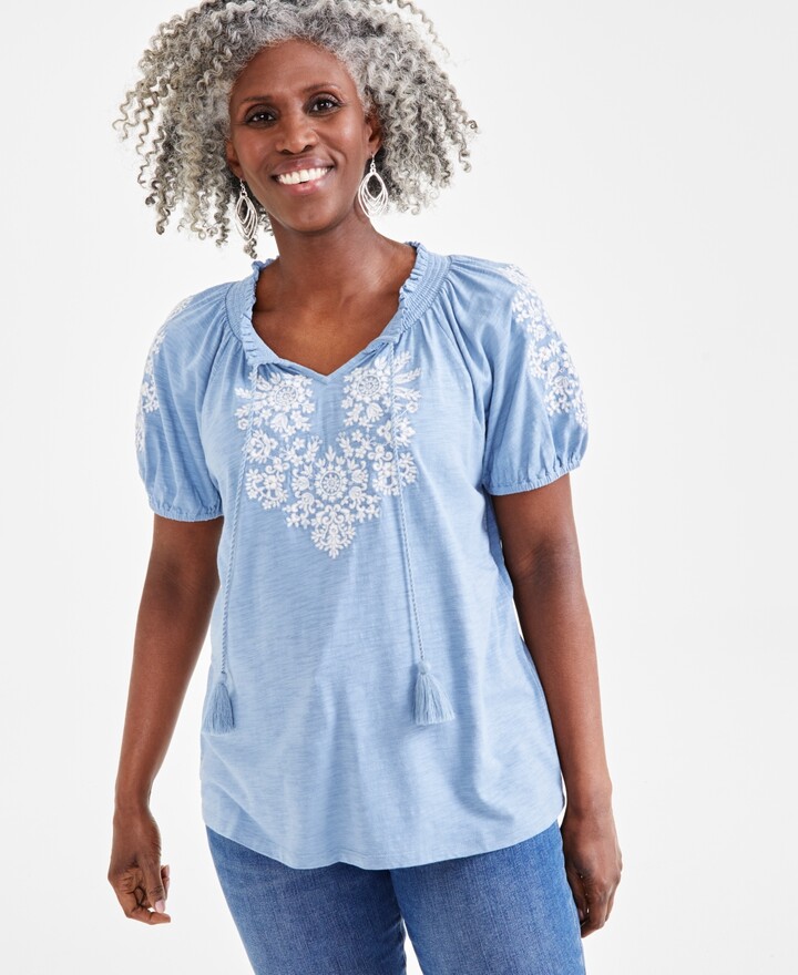 macy's 3x womens tops