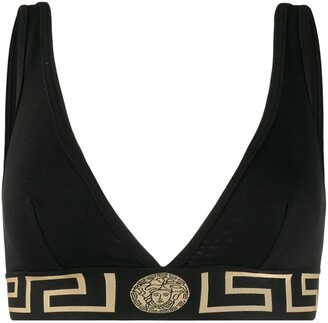 Versace Medusa Greek Key bra - ShopStyle