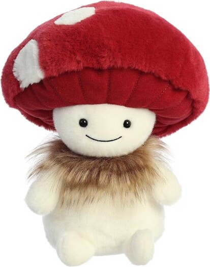 AuroraSmallAgaricTheShroomFairyMythicalCreaturesEnchantingStuffedAnimalWhite9"
