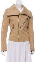 Thumbnail for your product : Marni Asymmetric Funnel Neck Jacket Beige Asymmetric Funnel Neck Jacket