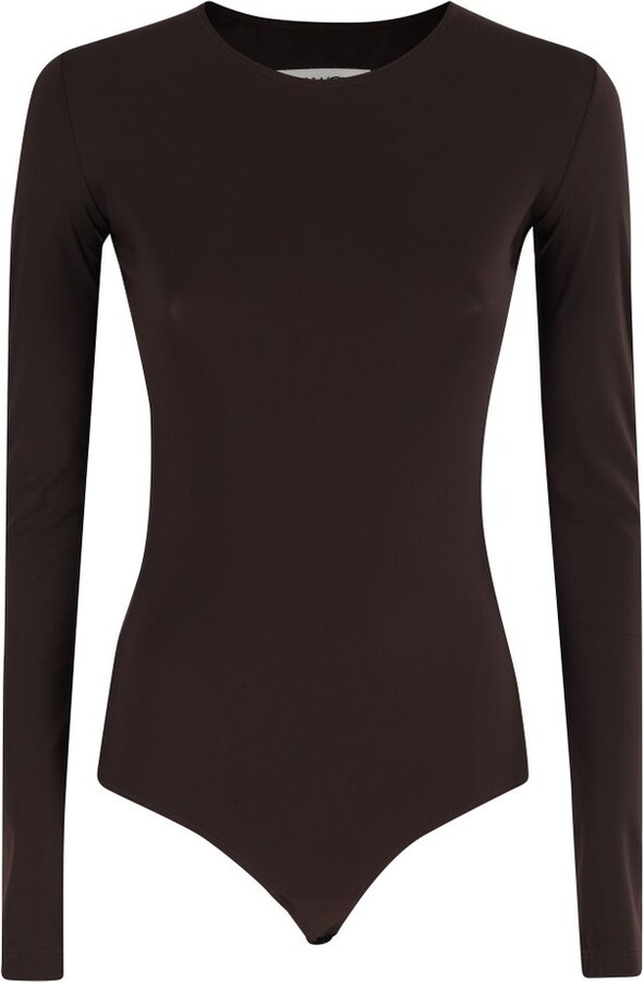 MM6 MAISON MARGIELA Long-Sleeved Crewneck Bodysuit
