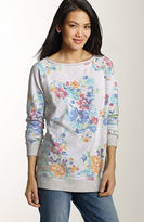 Thumbnail for your product : J. Jill Artistic faded floral sweatshirt