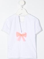 Thumbnail for your product : Billieblush sequinned heart cotton T-shirt
