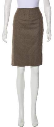 Philosophy di Alberta Ferretti Wool Knee-Length Skirt